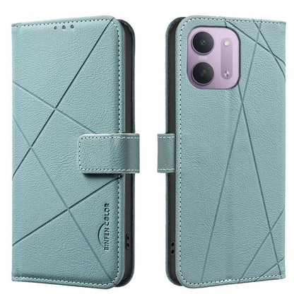 Geometric Pattern RFID Leather Phone Case, For Redmi 15C 5G/4G Global 171/Poco C85 4G, For Redmi Note 17 Pro 5G Global 163mm, For Redmi Note 17 Pro+ 5G Global 163mm, For Redmi K90 Pro Max/K100 Pro Max 5G, For Redmi 17 5G / 4G Global 170mm              ...