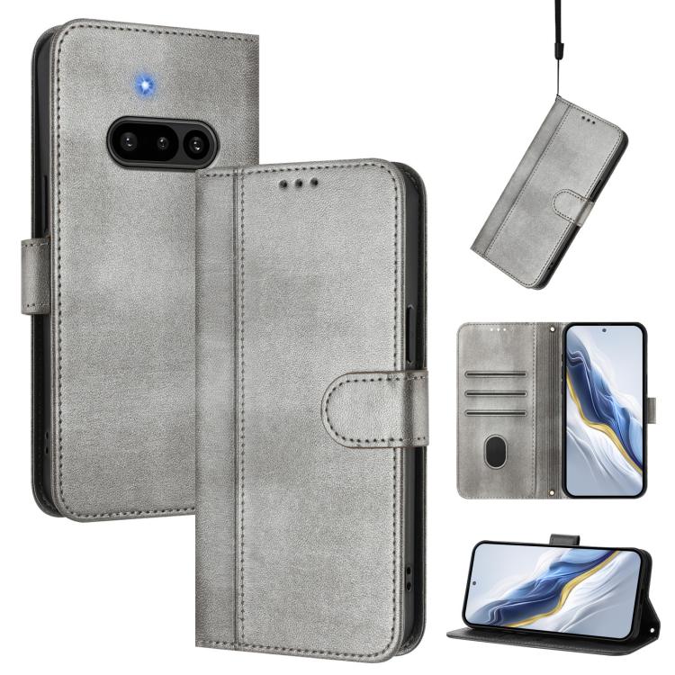 Line Splicing Buckle Retro Leather Phone Case, For Nothing Phone 4a Pro, For Nothing Phone 4a, For Nothing Phone 3a, For Nothing Phone 3a Pro, For Nothing CMF Phone 1, For Nothing Phone 2a