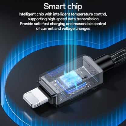 Yesido CA195 27W 3A USB-C / Type-C to 8 Pin Zinc Alloy Data Cable