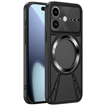 Silicone Cooling Hollow Metal MagSafe Phone Case