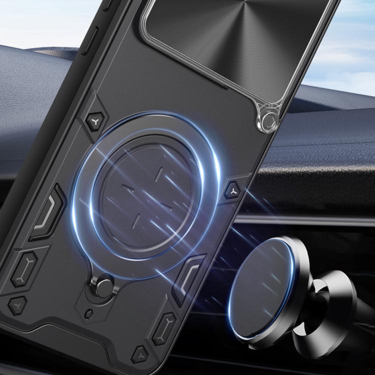 CD Texture Sliding Camshield Magnetic Holder Phone Case, For Nothing Phone 4b, For Nothing Phone 4a Pro, For Nothing Phone 4a, For Nothing CMF Phone 2 Pro, For Nothing Phone 3a, For Nothing Phone 3a Pro