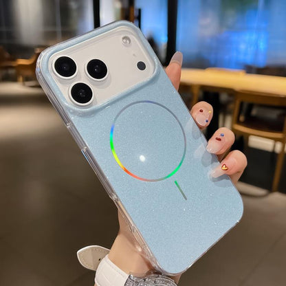 Glitter Powder Plating MagSafe IMD Full Coverage Phone Case