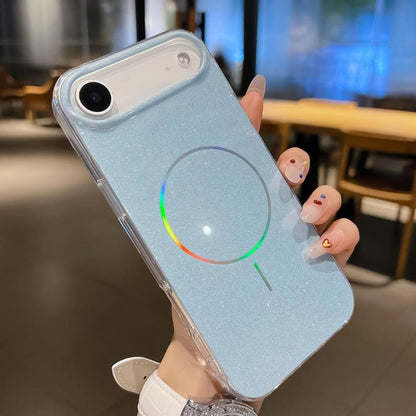 Glitter Powder Plating MagSafe IMD Full Coverage Phone Case