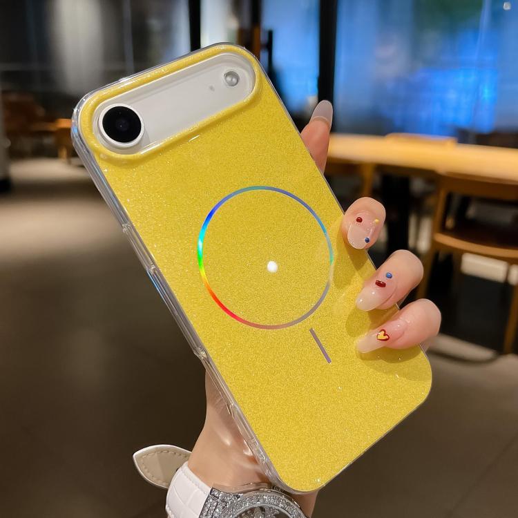 Glitter Powder Plating MagSafe IMD Full Coverage Phone Case