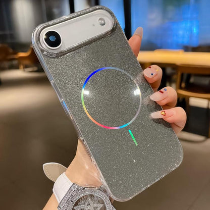 Glitter Powder Plating MagSafe IMD Full Coverage Phone Case