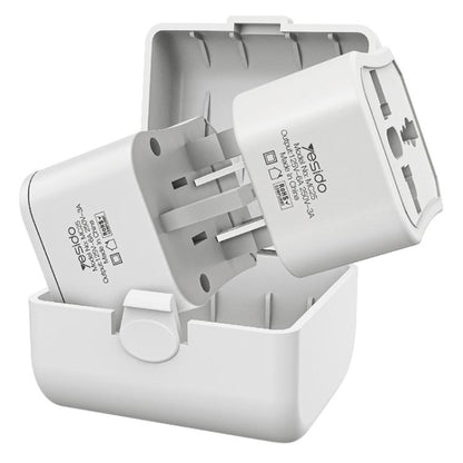 Yesido MC25 750W Universal Multifunction Travel Plug Adapter Kit with Storage Case