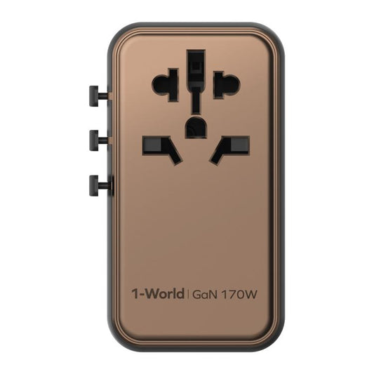 MOMAX UA17 1-World PD170W GaN Global Travel Fast Charging Socket, UA17