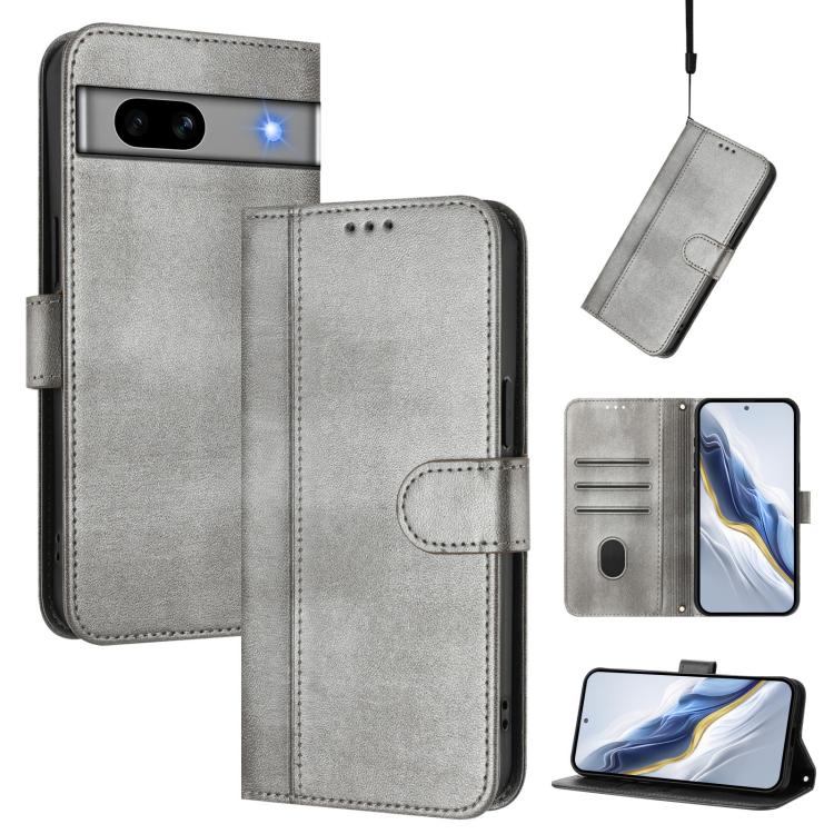 Line Splicing Buckle Retro Leather Phone Case, For Google Pixel 11 Pro XL, For Google Pixel 11 Pro / 11, For Google Pixel 9 Pro XL / Pixel 10 Pro XL, For Google Pixel 10 / 10 Pro / Pixel 9 / 9 Pro, For Google Pixel 9a, For Google Pixel 8a              ...
