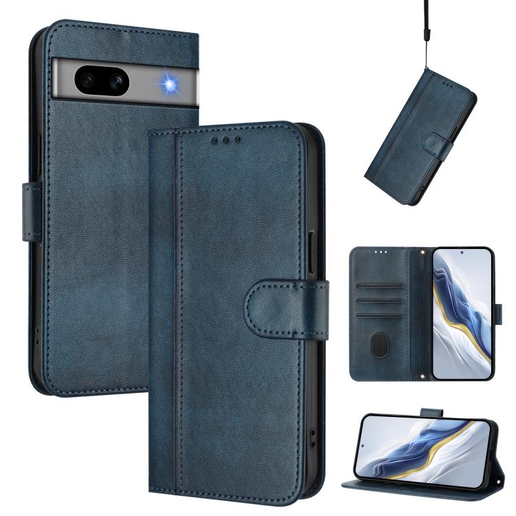 Line Splicing Buckle Retro Leather Phone Case, For Google Pixel 11 Pro XL, For Google Pixel 11 Pro / 11, For Google Pixel 9 Pro XL / Pixel 10 Pro XL, For Google Pixel 10 / 10 Pro / Pixel 9 / 9 Pro, For Google Pixel 9a, For Google Pixel 8a              ...