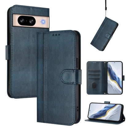 Line Splicing Buckle Retro Leather Phone Case, For Google Pixel 11 Pro XL, For Google Pixel 11 Pro / 11, For Google Pixel 9 Pro XL / Pixel 10 Pro XL, For Google Pixel 10 / 10 Pro / Pixel 9 / 9 Pro, For Google Pixel 9a, For Google Pixel 8a              ...