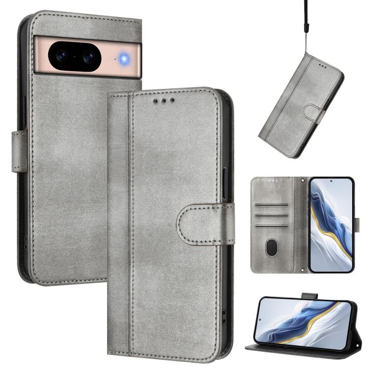 Line Splicing Buckle Retro Leather Phone Case, For Google Pixel 11 Pro XL, For Google Pixel 11 Pro / 11, For Google Pixel 9 Pro XL / Pixel 10 Pro XL, For Google Pixel 10 / 10 Pro / Pixel 9 / 9 Pro, For Google Pixel 9a, For Google Pixel 8a              ...