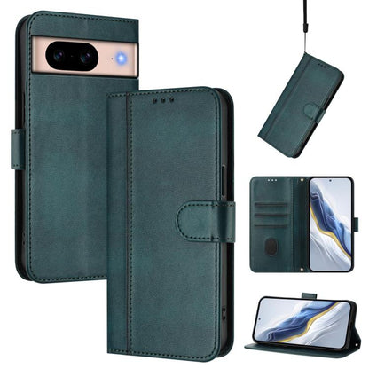 Line Splicing Buckle Retro Leather Phone Case, For Google Pixel 11 Pro XL, For Google Pixel 11 Pro / 11, For Google Pixel 9 Pro XL / Pixel 10 Pro XL, For Google Pixel 10 / 10 Pro / Pixel 9 / 9 Pro, For Google Pixel 9a, For Google Pixel 8a              ...