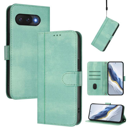 Line Splicing Buckle Retro Leather Phone Case, For Google Pixel 11 Pro XL, For Google Pixel 11 Pro / 11, For Google Pixel 9 Pro XL / Pixel 10 Pro XL, For Google Pixel 10 / 10 Pro / Pixel 9 / 9 Pro, For Google Pixel 9a, For Google Pixel 8a              ...