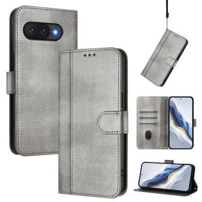 Line Splicing Buckle Retro Leather Phone Case, For Google Pixel 11 Pro XL, For Google Pixel 11 Pro / 11, For Google Pixel 9 Pro XL / Pixel 10 Pro XL, For Google Pixel 10 / 10 Pro / Pixel 9 / 9 Pro, For Google Pixel 9a, For Google Pixel 8a              ...