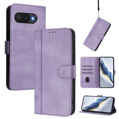 Line Splicing Buckle Retro Leather Phone Case, For Google Pixel 11 Pro XL, For Google Pixel 11 Pro / 11, For Google Pixel 9 Pro XL / Pixel 10 Pro XL, For Google Pixel 10 / 10 Pro / Pixel 9 / 9 Pro, For Google Pixel 9a, For Google Pixel 8a              ...