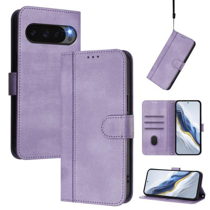 Line Splicing Buckle Retro Leather Phone Case, For Google Pixel 11 Pro XL, For Google Pixel 11 Pro / 11, For Google Pixel 9 Pro XL / Pixel 10 Pro XL, For Google Pixel 10 / 10 Pro / Pixel 9 / 9 Pro, For Google Pixel 9a, For Google Pixel 8a              ...