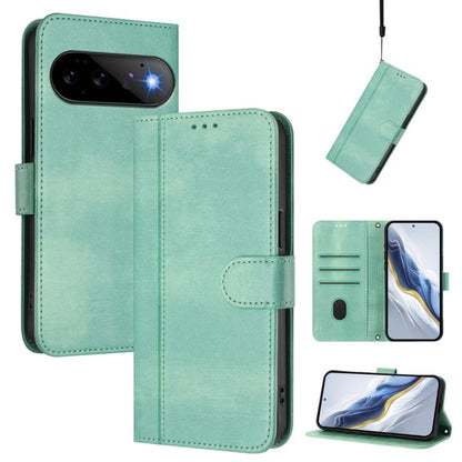 Line Splicing Buckle Retro Leather Phone Case, For Google Pixel 11 Pro XL, For Google Pixel 11 Pro / 11, For Google Pixel 9 Pro XL / Pixel 10 Pro XL, For Google Pixel 10 / 10 Pro / Pixel 9 / 9 Pro, For Google Pixel 9a, For Google Pixel 8a              ...