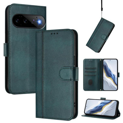 Line Splicing Buckle Retro Leather Phone Case, For Google Pixel 11 Pro XL, For Google Pixel 11 Pro / 11, For Google Pixel 9 Pro XL / Pixel 10 Pro XL, For Google Pixel 10 / 10 Pro / Pixel 9 / 9 Pro, For Google Pixel 9a, For Google Pixel 8a              ...