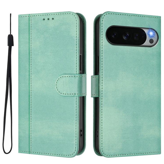 Line Splicing Buckle Retro Leather Phone Case, For Google Pixel 11 Pro XL, For Google Pixel 11 Pro / 11, For Google Pixel 9 Pro XL / Pixel 10 Pro XL, For Google Pixel 10 / 10 Pro / Pixel 9 / 9 Pro, For Google Pixel 9a, For Google Pixel 8a              ...