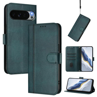 Line Splicing Buckle Retro Leather Phone Case, For Google Pixel 11 Pro XL, For Google Pixel 11 Pro / 11, For Google Pixel 9 Pro XL / Pixel 10 Pro XL, For Google Pixel 10 / 10 Pro / Pixel 9 / 9 Pro, For Google Pixel 9a, For Google Pixel 8a              ...
