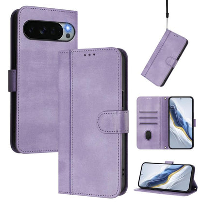 Line Splicing Buckle Retro Leather Phone Case, For Google Pixel 11 Pro XL, For Google Pixel 11 Pro / 11, For Google Pixel 9 Pro XL / Pixel 10 Pro XL, For Google Pixel 10 / 10 Pro / Pixel 9 / 9 Pro, For Google Pixel 9a, For Google Pixel 8a              ...