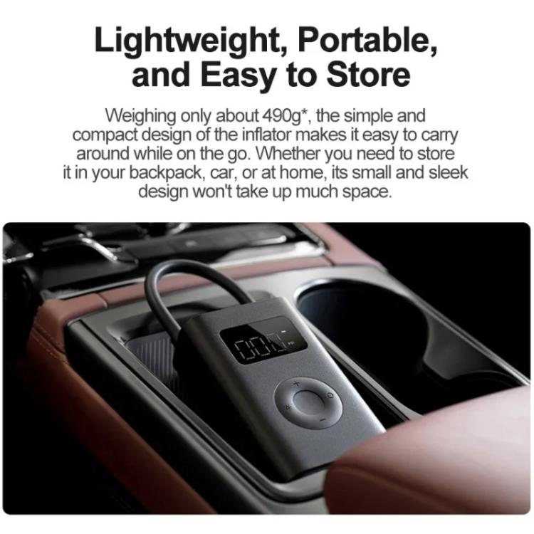 Xiaomi Mijia Pompe à Air 2D Compresseur d'Air Électrique Portable Pour Moto Voiture Ballon de Basket, Mijia Pompe à Air 2D