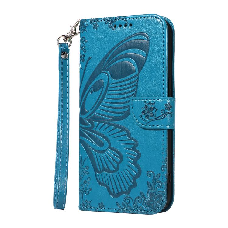Swallowtail Butterfly Embossed Leather Phone Case, For Google Pixel 10a, For Google Pixel 10 Pro XL 5G Global, For Google Pixel 10 5G / 10 Pro 5G Global