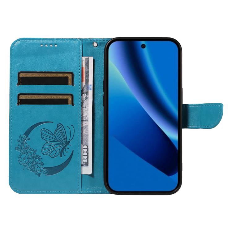 Swallowtail Butterfly Embossed Leather Phone Case, For Google Pixel 10a, For Google Pixel 10 Pro XL 5G Global, For Google Pixel 10 5G / 10 Pro 5G Global