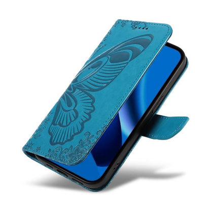 Swallowtail Butterfly Embossed Leather Phone Case, For Google Pixel 10a, For Google Pixel 10 Pro XL 5G Global, For Google Pixel 10 5G / 10 Pro 5G Global