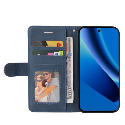 Dual-color Splicing Flip Leather Phone Case, For Google Pixel 10a, For Google Pixel 10 Pro XL 5G Global, For Google Pixel 10 5G / 10 Pro 5G Global