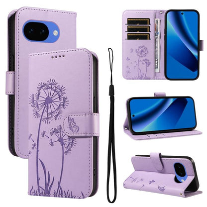 Dandelion Embossed Pattern Flip Leather Phone Case, For Google Pixel 10a, For Google Pixel 10 Pro XL 5G Global, For Google Pixel 10 5G / 10 Pro 5G Global