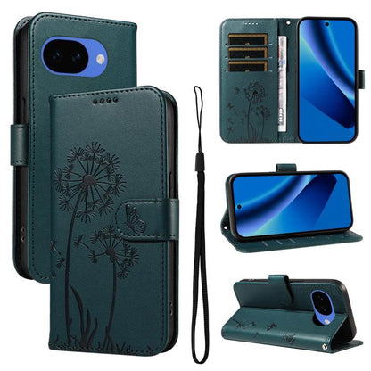 Dandelion Embossed Pattern Flip Leather Phone Case, For Google Pixel 10a, For Google Pixel 10 Pro XL 5G Global, For Google Pixel 10 5G / 10 Pro 5G Global