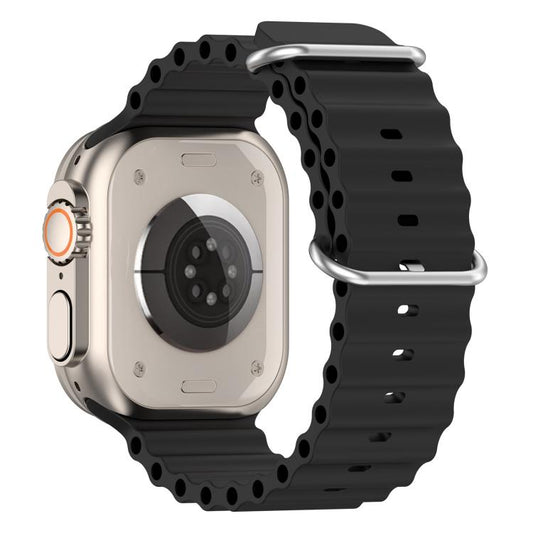 xDfind Ocean Silicone Watch Band, For Apple Watch 46mm / 49mm / 45mm / 44mm, For Apple Watch 42mm / 41mm / 40mm / 38mm