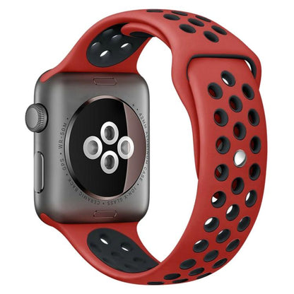 xDfind Two Color Silicone Sports Watch Band, For Apple Watch 46mm / 49mm / 45mm / 44mm, For Apple Watch 42mm / 41mm / 40mm / 38mm