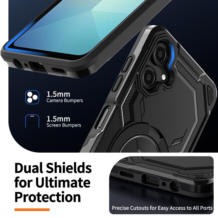 Cooling MagSafe Holder Phone Case, For Samsung Galaxy A06 5G / 4G, For Samsung Galaxy A56 5G, For Samsung Galaxy A26 5G, For Samsung Galaxy A36 5G, For Samsung Galaxy A16 5G, For Samsung Galaxy A15 5G / 4G, For Samsung Galaxy A55 5G                    ...