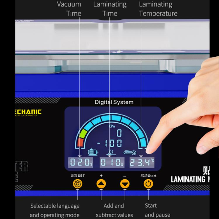 Mechanic Gan-03 Abag 8-inch Airbag Laminating Machine, US Plug, EU Plug