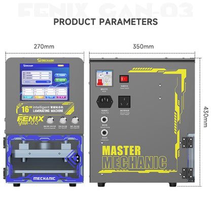 Mechanic GAN-03 Fenix 16-inch Intelligent Laminating Machine, US Plug, EU Plug