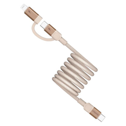 Momax Mag.Link Duo Magnetic 60W USB-C / Type-C to USB-C / Type-C / 8 Pin Data Cable, DC58 1m, DL58 60W 1m