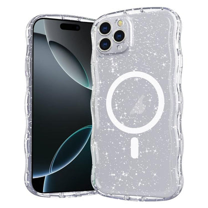 Wave Glitter MagSafe Magnetic TPU Phone Case