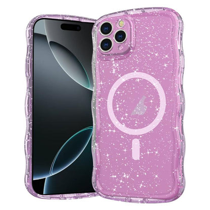Wave Glitter MagSafe Magnetic TPU Phone Case
