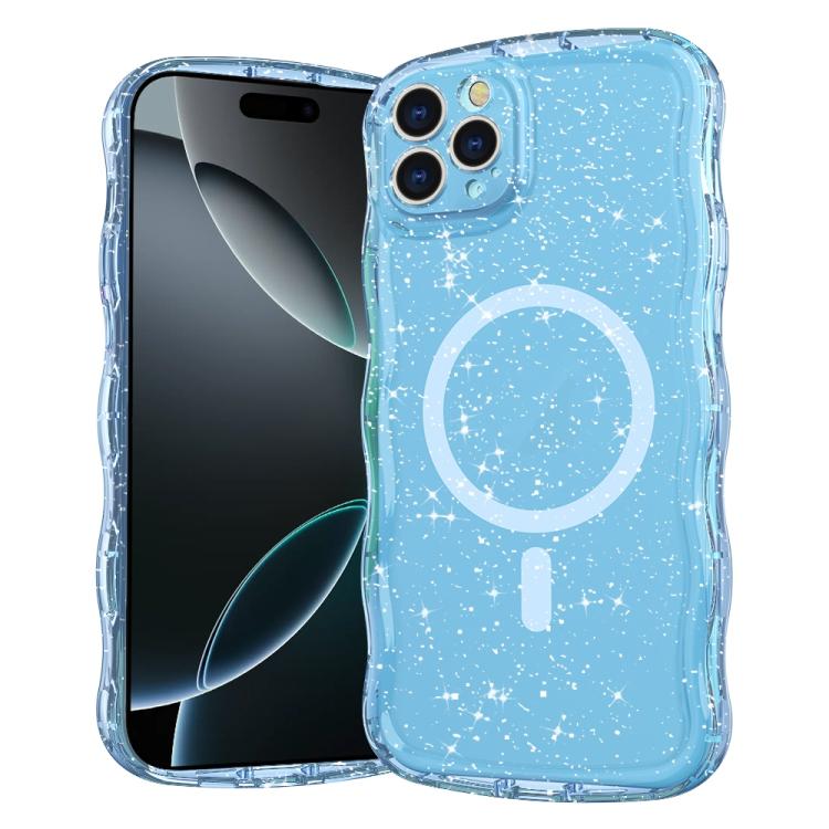 Wave Glitter MagSafe Magnetic TPU Phone Case