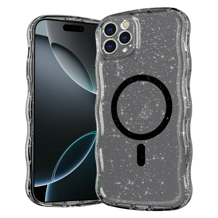 Wave Glitter MagSafe Magnetic TPU Phone Case