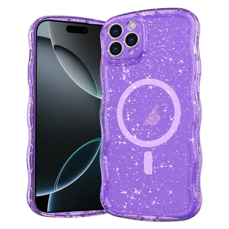 Wave Glitter MagSafe Magnetic TPU Phone Case