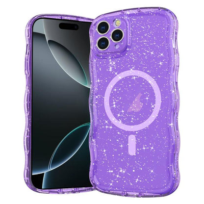 Wave Glitter MagSafe Magnetic TPU Phone Case