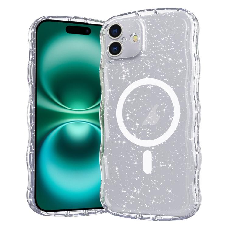 Wave Glitter MagSafe Magnetic TPU Phone Case