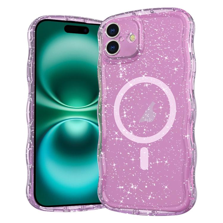 Wave Glitter MagSafe Magnetic TPU Phone Case