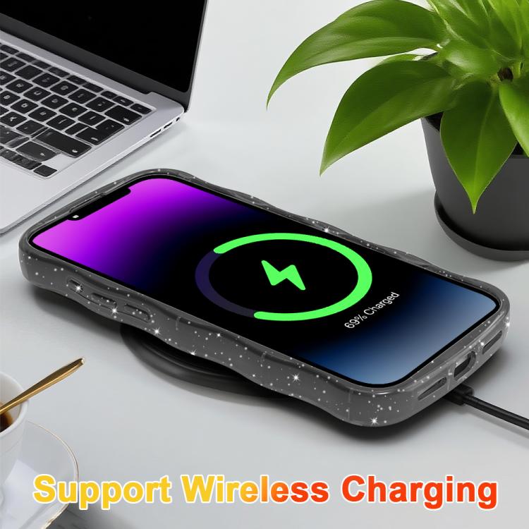 Wave Glitter MagSafe Magnetic TPU Phone Case