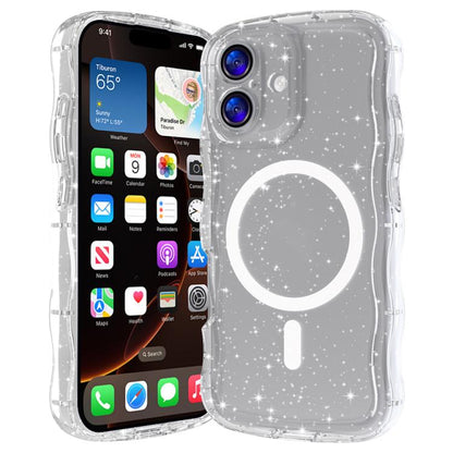 Wave Glitter MagSafe Magnetic TPU Phone Case