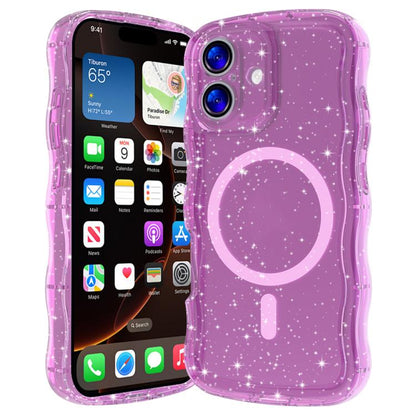 Wave Glitter MagSafe Magnetic TPU Phone Case