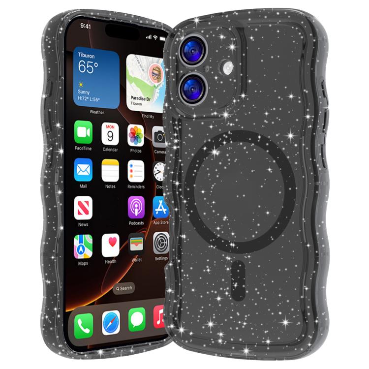 Wave Glitter MagSafe Magnetic TPU Phone Case